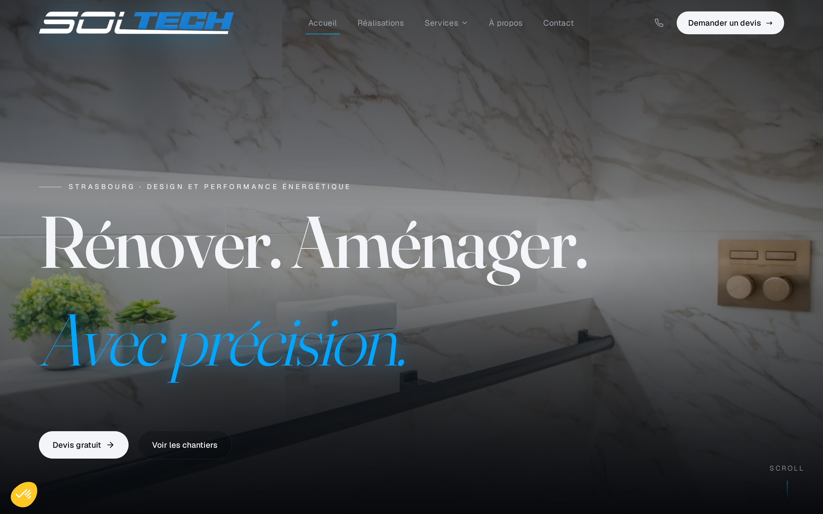 Aperçu du site Soltech Rénovation